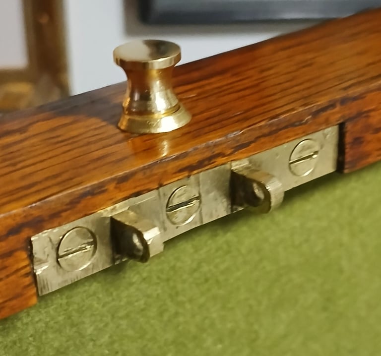 1885 Oak & Brass Bound Military Campaign Officers Document Case