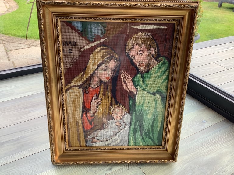 image for Embroidered religious picture 