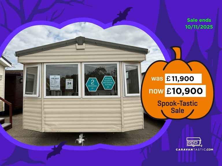 2 Bed Static Caravan - DG + CH - Offsite Sale / Private Land / Self Build