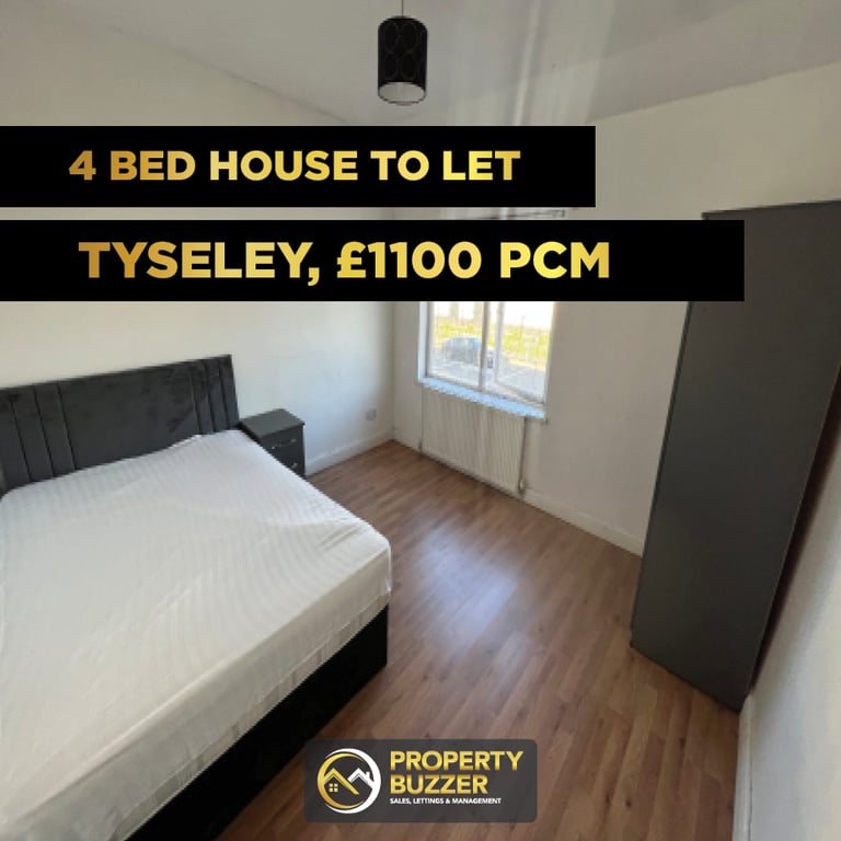 4 bed house to let in Tyseley Birmingham