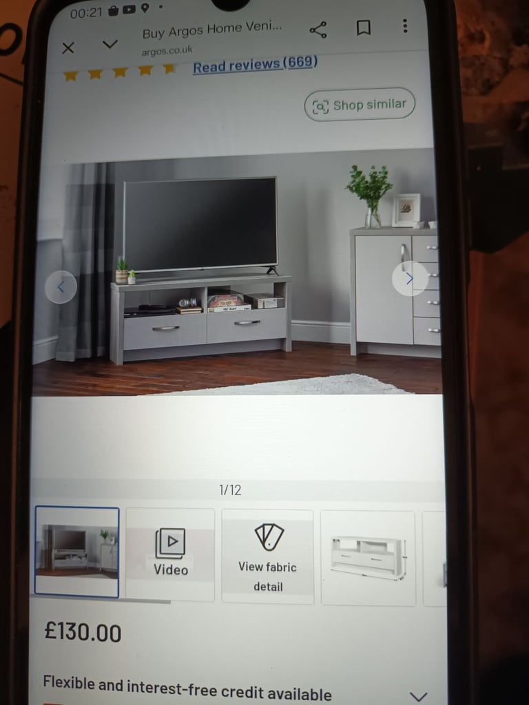 Large corner tv unit 