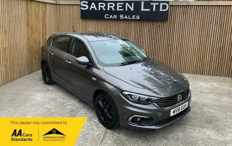 2018 Fiat Tipo 1.3 MultiJetII Lounge Euro 6 (s/s) 5dr HATCHBACK Diesel Manual
