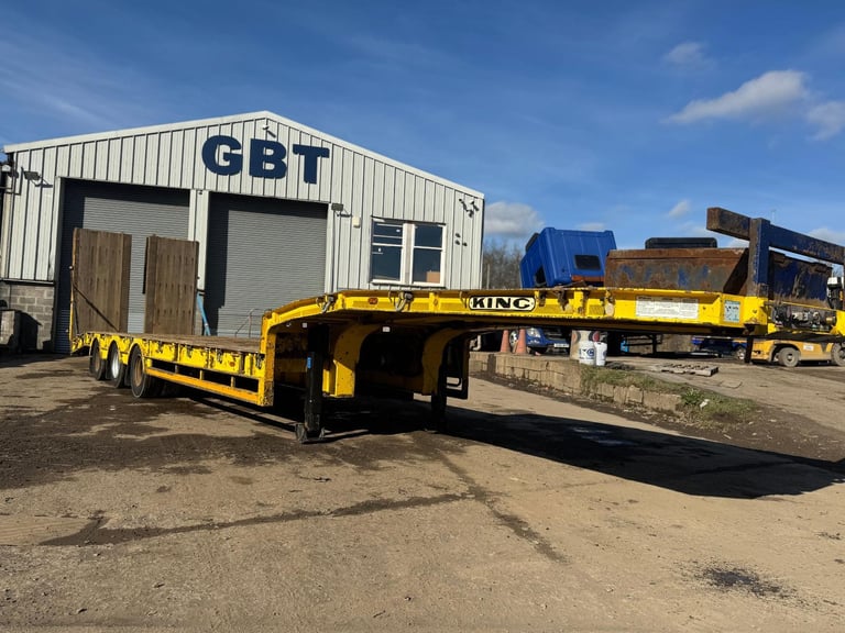 king gts44 low loader trailer choice of 3 