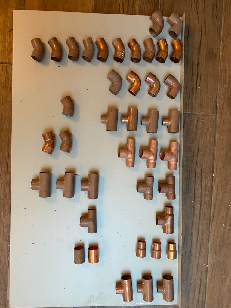 28 mm Copper connectors