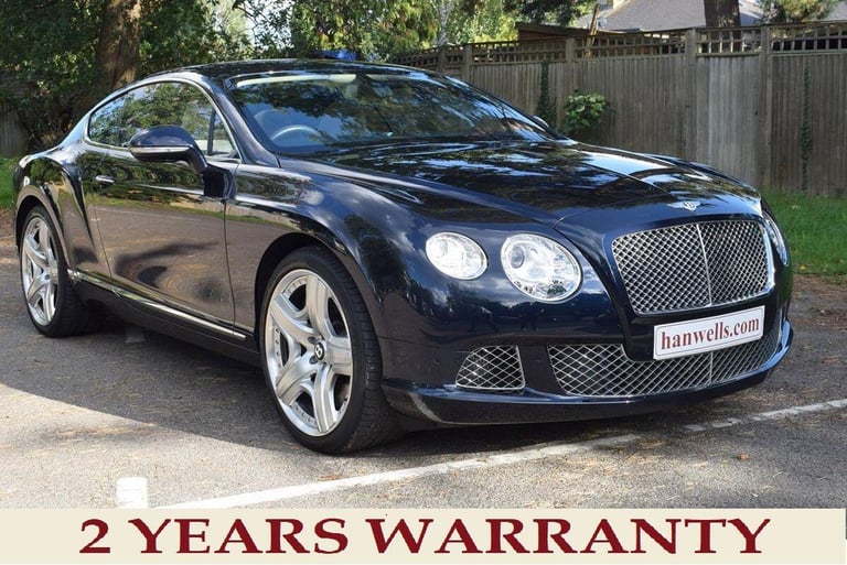 2012 Bentley Continental 6.0 FlexFuel GT Auto 6Spd 4WD Euro 5 2dr COUPE Bi Fuel Automatic