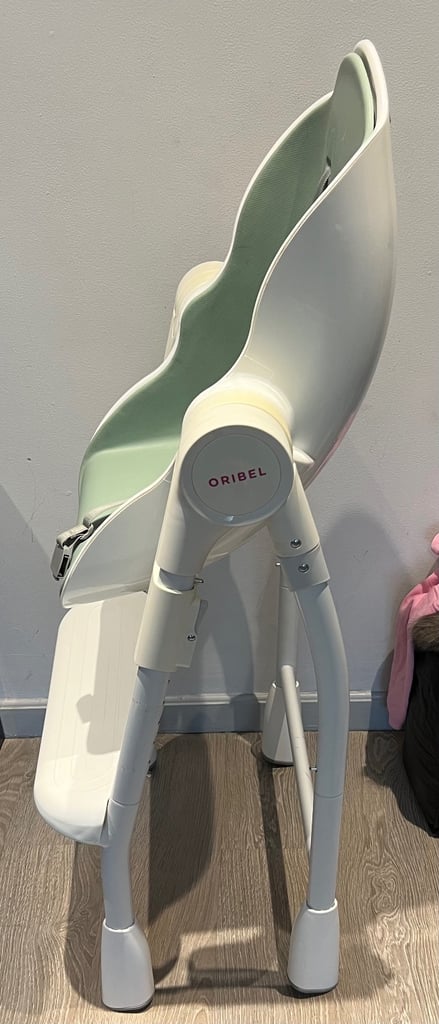Oribel Folding Reclining Highchair Pistachio Green