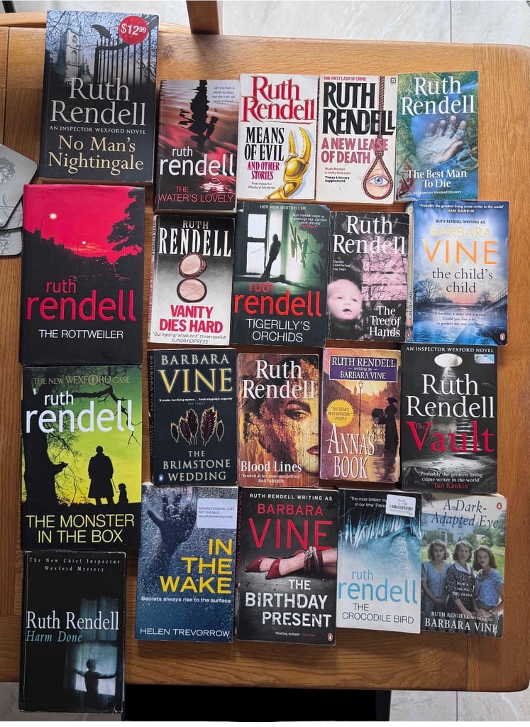 image for Ruth Rendell Bundle of 20 of Her Very Best Preloved Novels including 4 Hardbacks