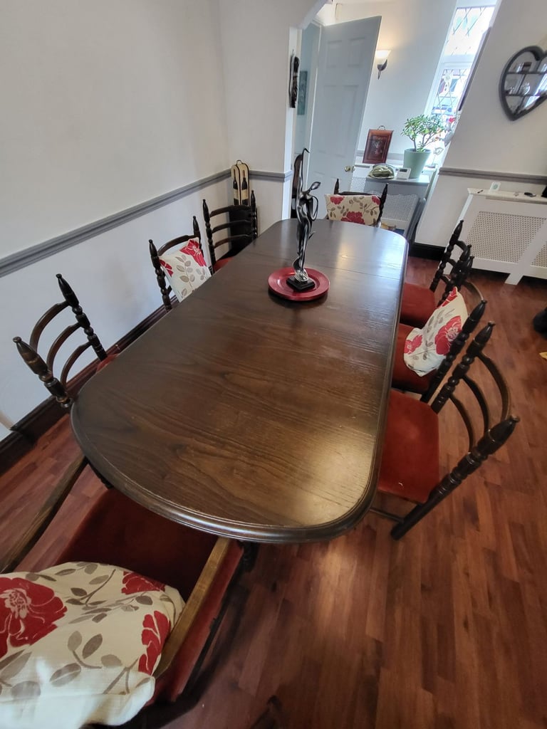 image for Younger - Toledo Dining Table & chairs 6 or 8 seater 