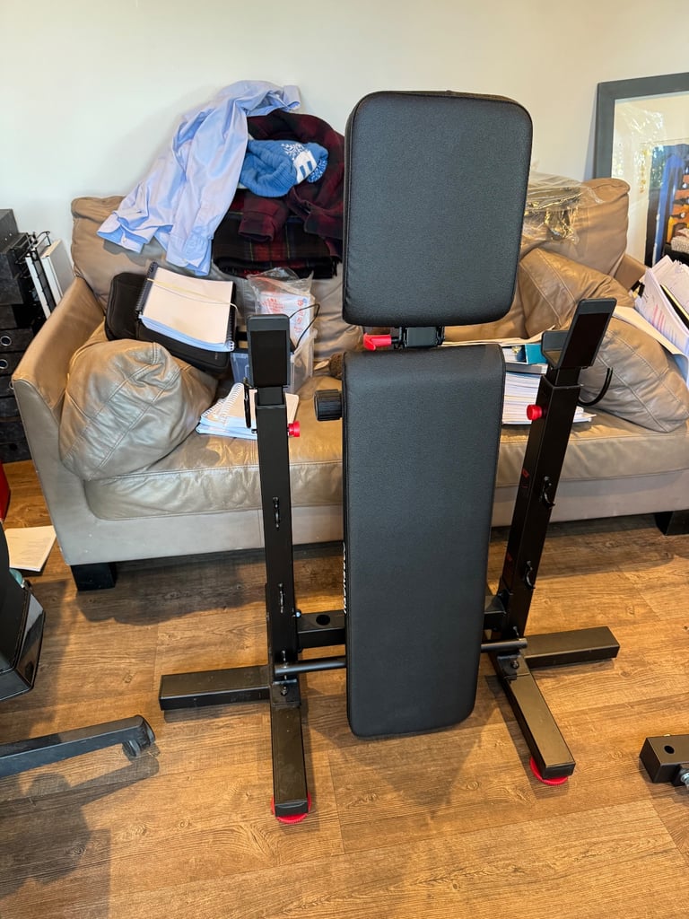 image for Weights Bench and Barbell with weights