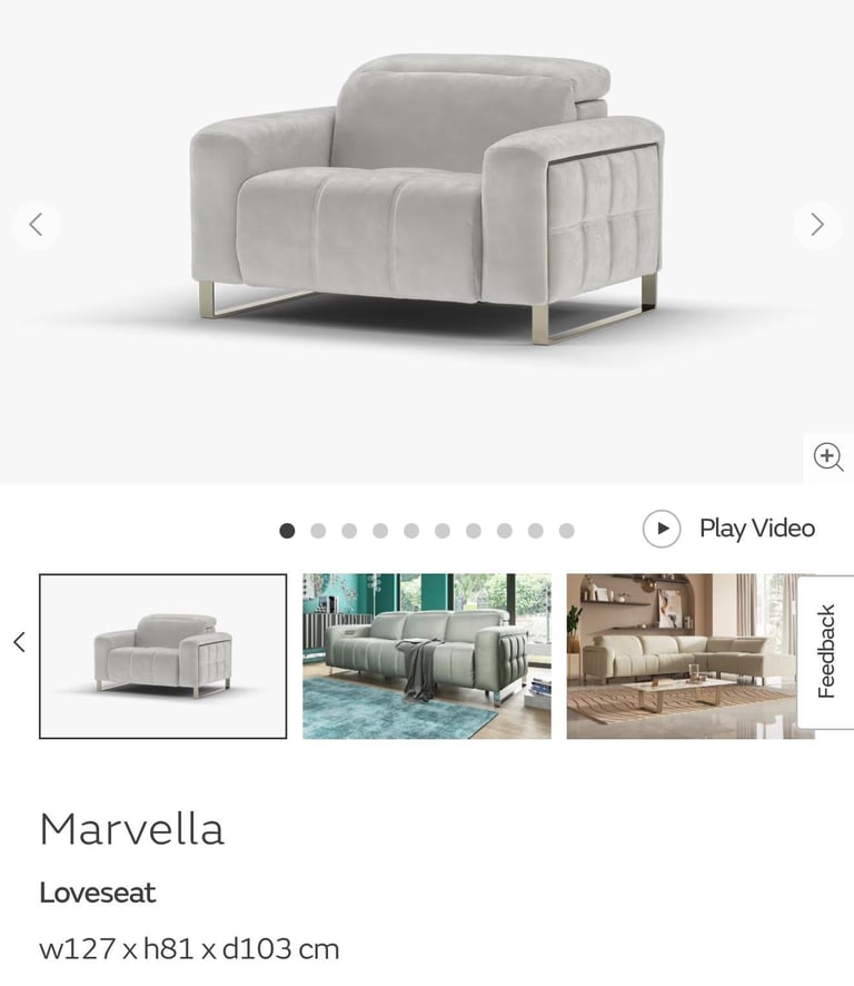 Marvella 3 Seater Sofa & Love Seat 