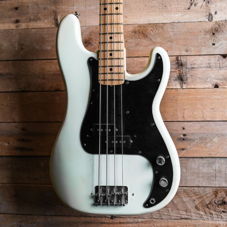 1981 Fender Precision Bass In Olympic White