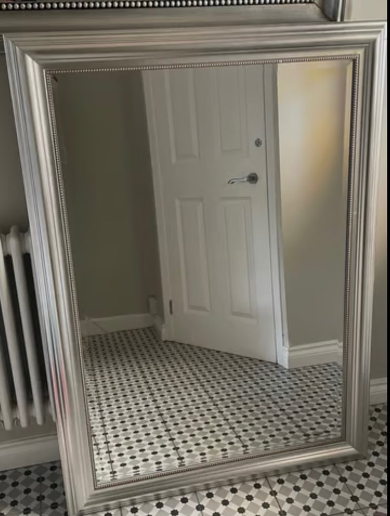 image for Large silver Levanger mirror