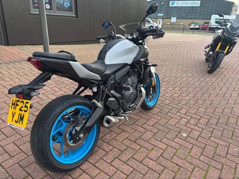 YAMAHA MT-07 Y-AMT 2025 - 1 OWNER - 249 MILES - ICE STORM - EXTRAS FITTED