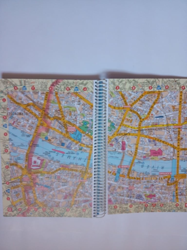 London A to Z maps book 
