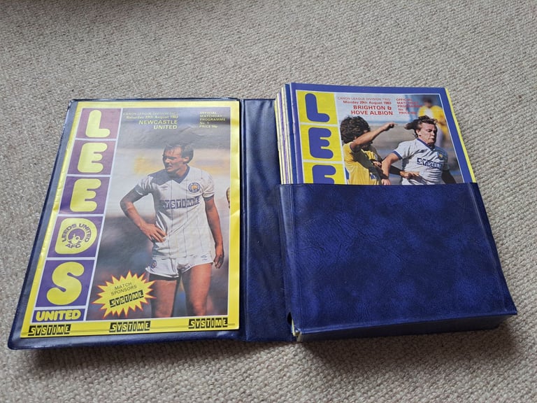 image for 11 Full Season Sets of Leeds United Home Programmes