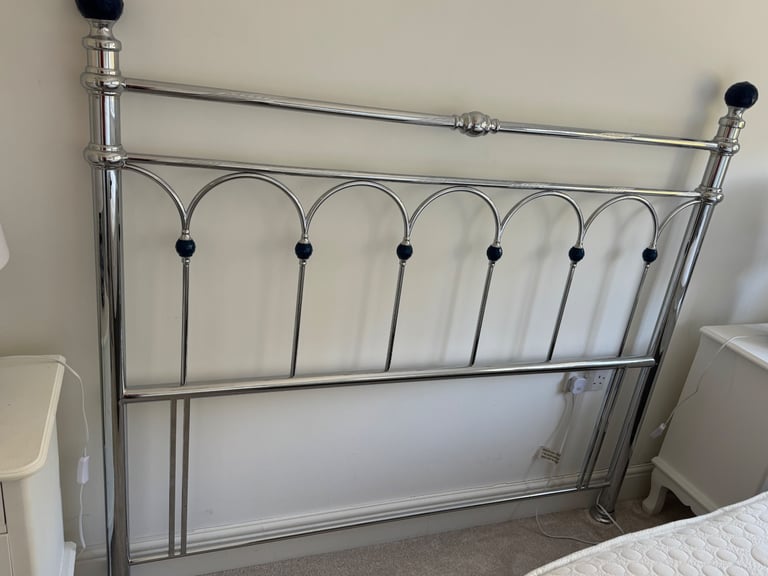 Silver headboard 