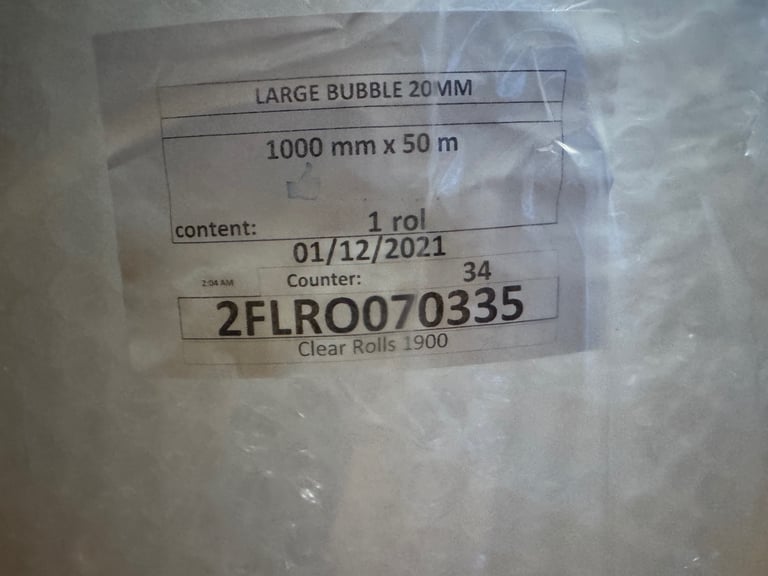 Bubble Wrap Roll