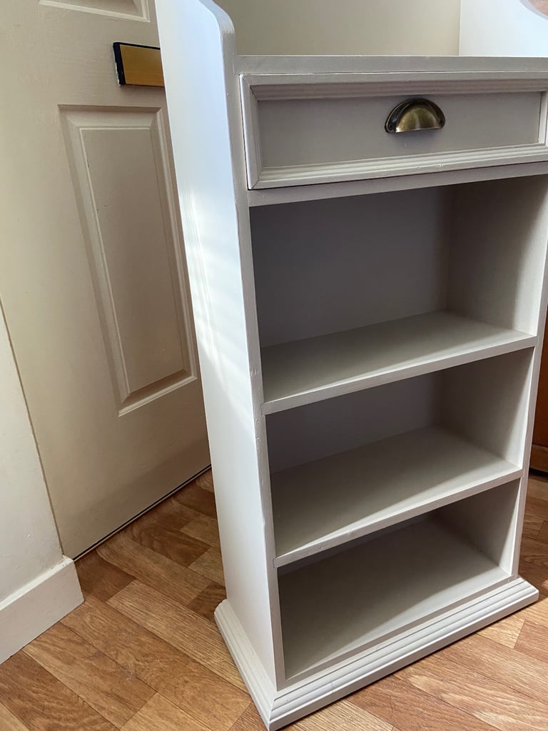 Solid pine slim  bookcase