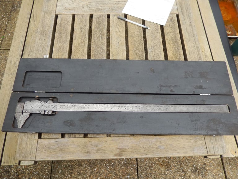 image for Chesterman Vintage Vernier gauge No 770  Large 26 inch 66Cms with box