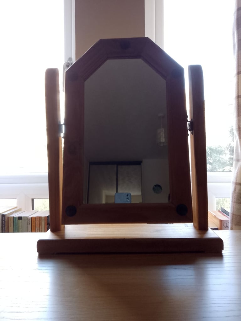 image for Wooden framed mirror