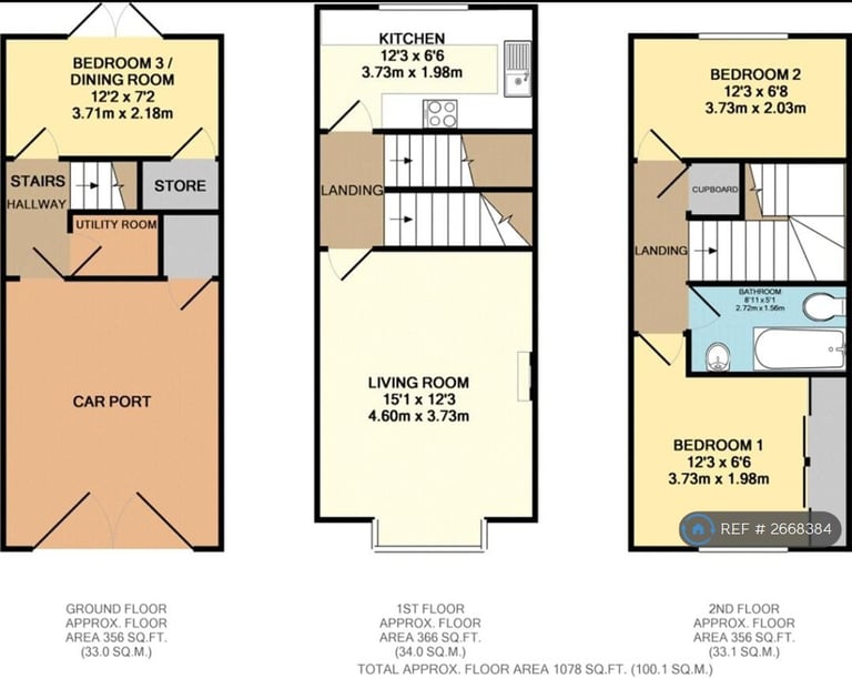 3 bedroom house in Loughrigg Close, Nottingham, NG2 (3 bed) (#2668384)