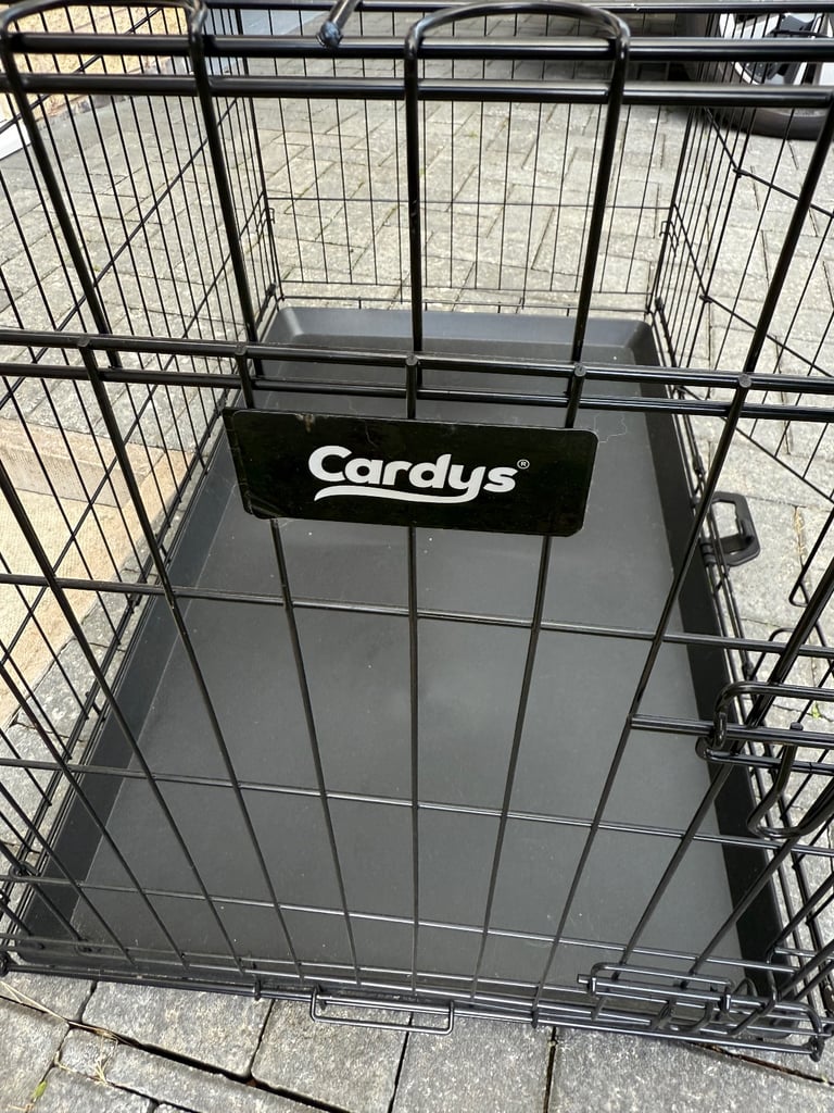 Cardys Folding Metal Dog Crate 