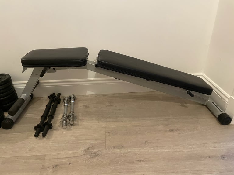 image for Bench and weights