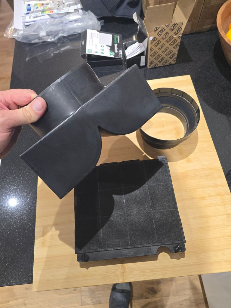 image for Carbon filter and ducting for Samsung cooker hood