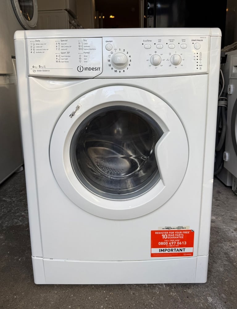 Indesit Washer Dryer 6kg With Free Delivery N Warranty 