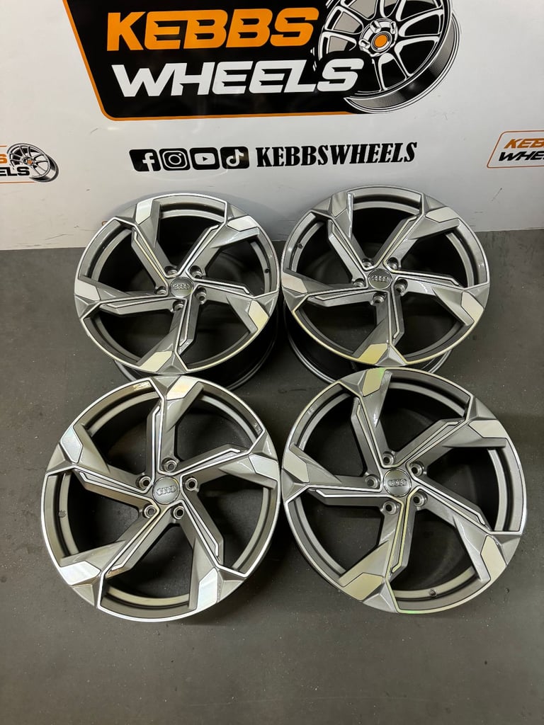 19" AUDI 2023 RSQ8 REPLACEMENT ALLOY WHEELS A3 A4 A5 A6 A7 A8 S3 S4 S5 S6 Q3 Q5 VW GOLF MK5 MK6 MK7 