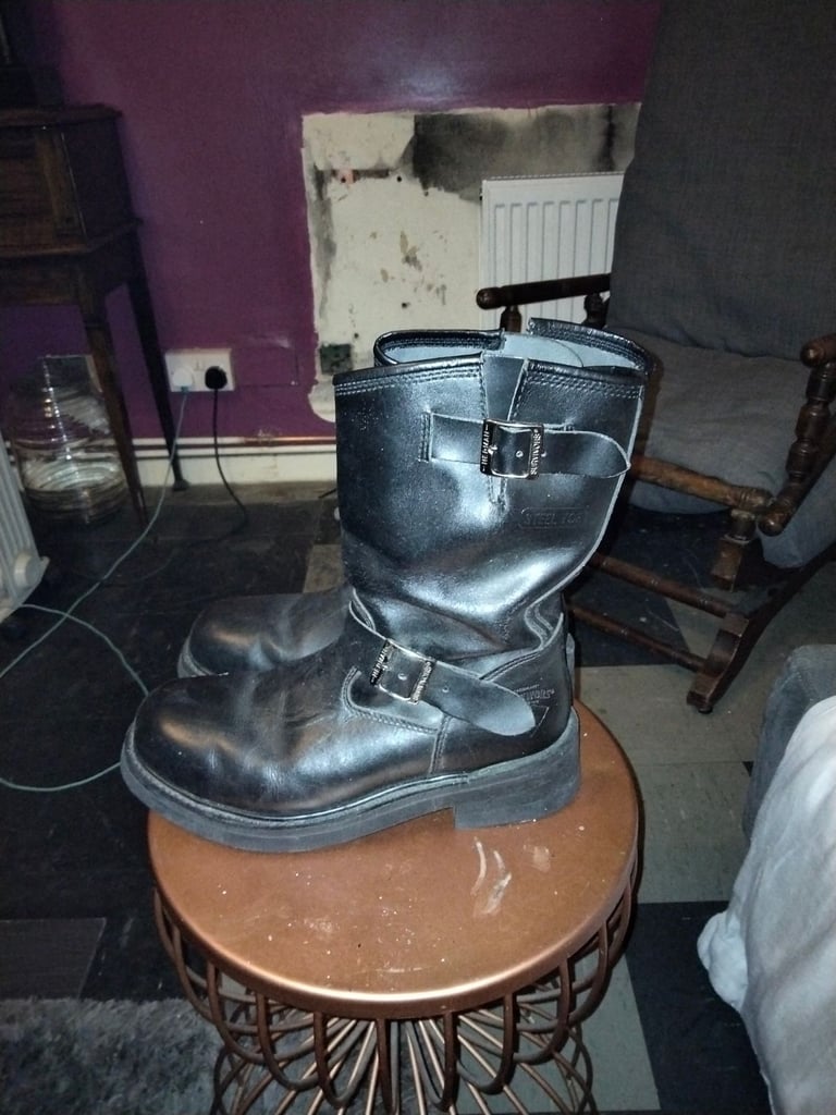Hermon survivor motorcycle boots size ten 