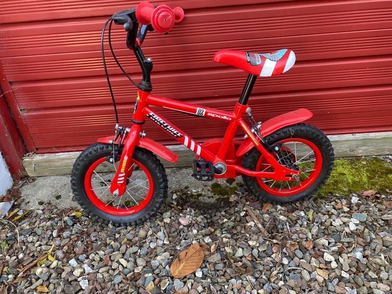 Toddler’s Red Fireman Bike