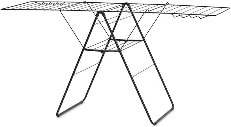 Brabantia HangOn Laundry Drying Rack Clothes Airer (20m / Black)