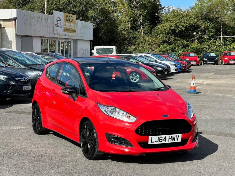 2014 Ford Fiesta 1.0 EcoBoost 140 Zetec S Red 3dr HATCHBACK Petrol Manual