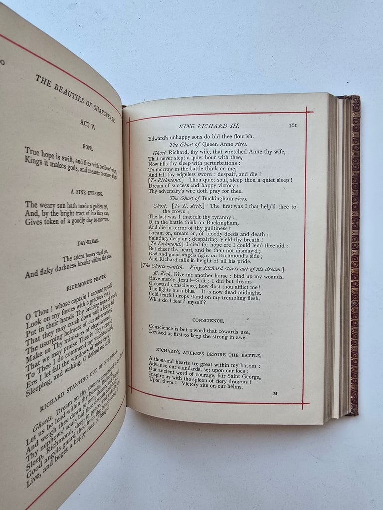 Antique 1800s/1900s Landsowne Poet's Beauty of Shakespeare By Rev. Dodd