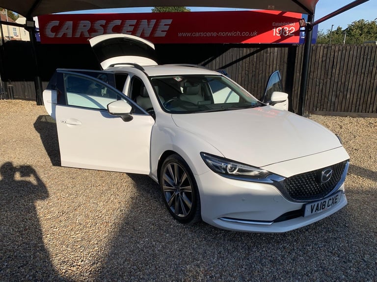2018 Mazda Mazda6 2.2 SKYACTIV-D Sport Nav+ Tourer Euro 6 (s/s) 5dr ESTATE Diesel Manual