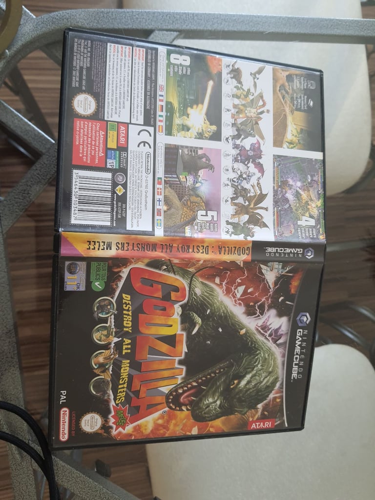 Godzilla: Destroy All Monsters Melee 🖤 Nintendo GameCube Game - Complete - PAL