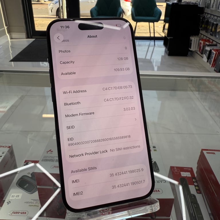 iPhone 15 Pro 128GB Unlocked 85%🔋