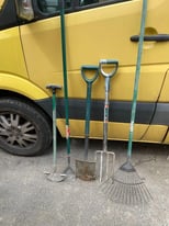 set of gardening tools 