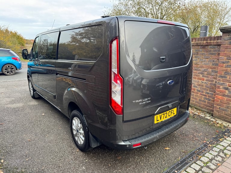2022 FORD TRANSIT CUSTOM 320 CREW CAB 5 SEATS LIMITED + GREY + TAILGATE