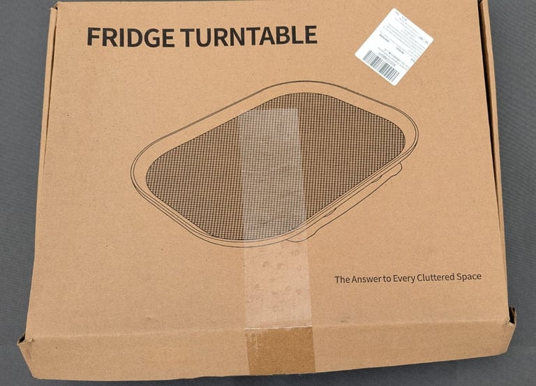 AUAUY Lazy Susan Turntable Organizer for Refrigerator