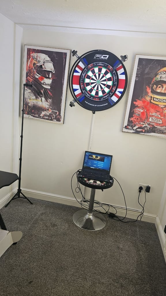 image for Target corona dart light with webcams 