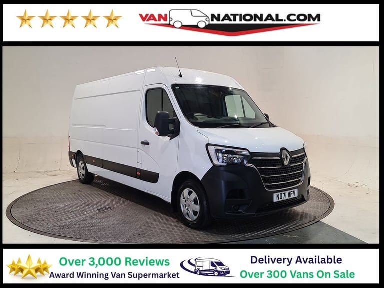 RENAULT MASTER 2.3 DCI 35 BUSINESS+ P/V FWD M/R 135 BHP LWB DIESEL