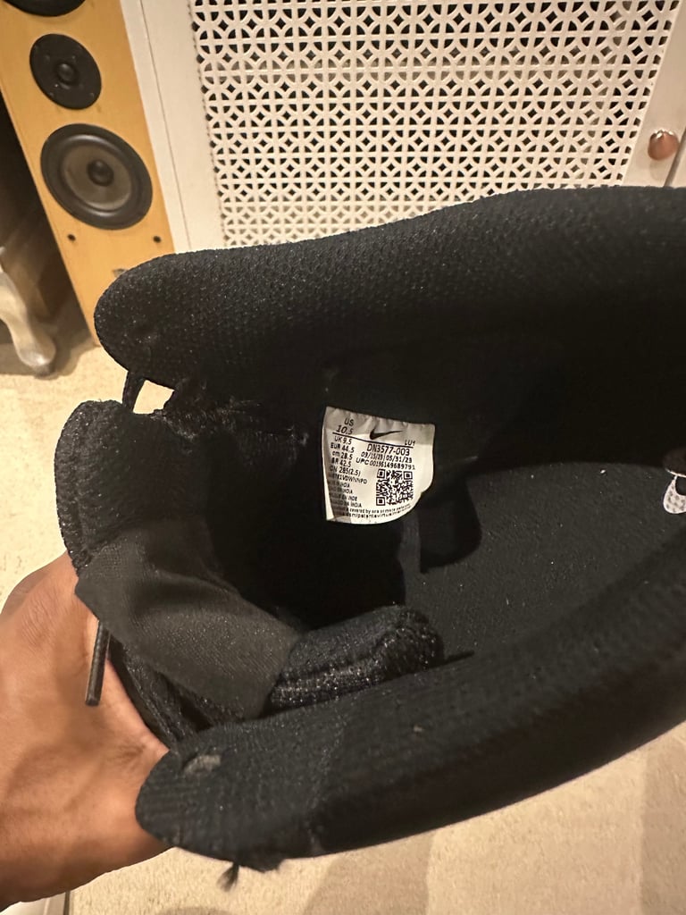 Nike Court Vision Men’s Trainers – UK 9.5 | All-Black | Good Condition | Sold Out in Stores