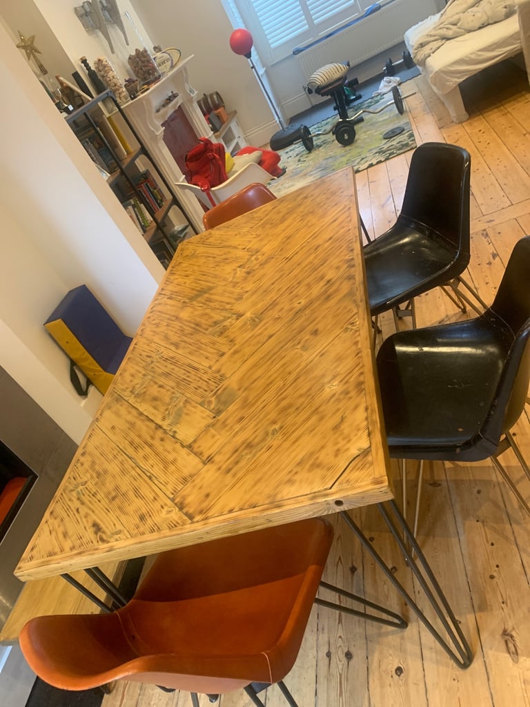 Dinning Table+Bench+Leather Dinning Chairs