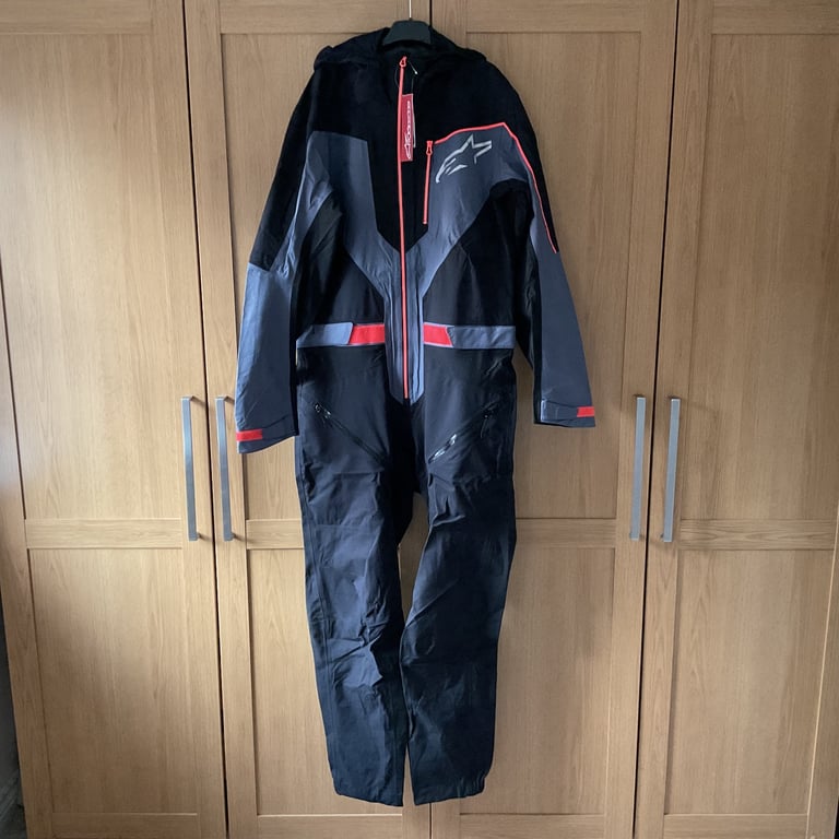 image for New Alpinestars Tahoe All in One Black-Grey Size Large MTB Waterproof Suit RRP £325