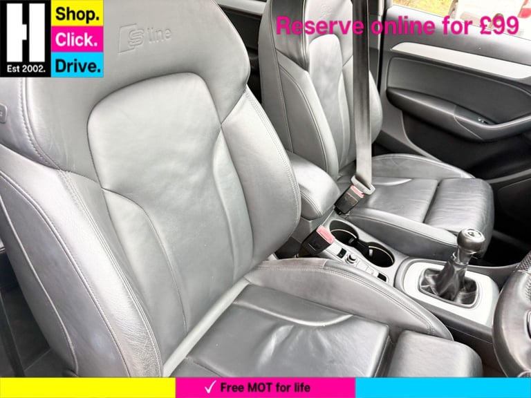 2012 Audi Q3 2.0 TFSI S line SUV 5dr Petrol Manual quattro Euro 5 (s/s) (170 ps) ESTATE Petrol Ma...