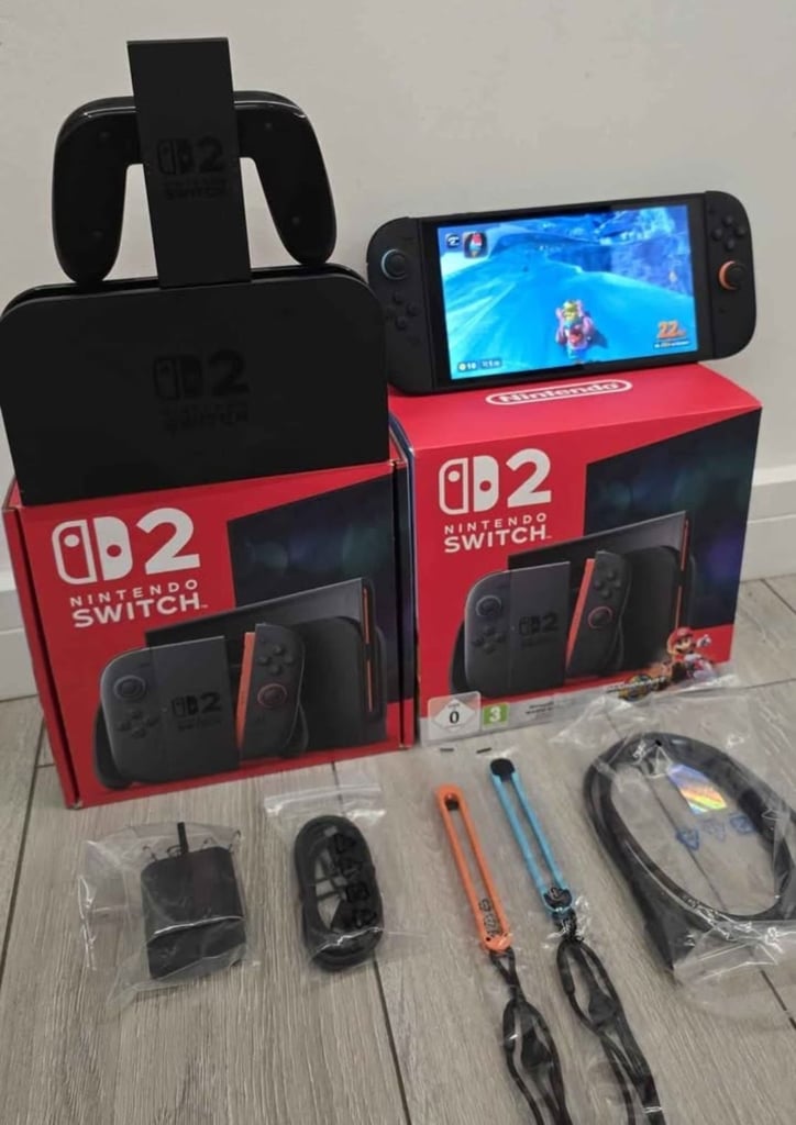 image for Nintendo switch 2 with box 