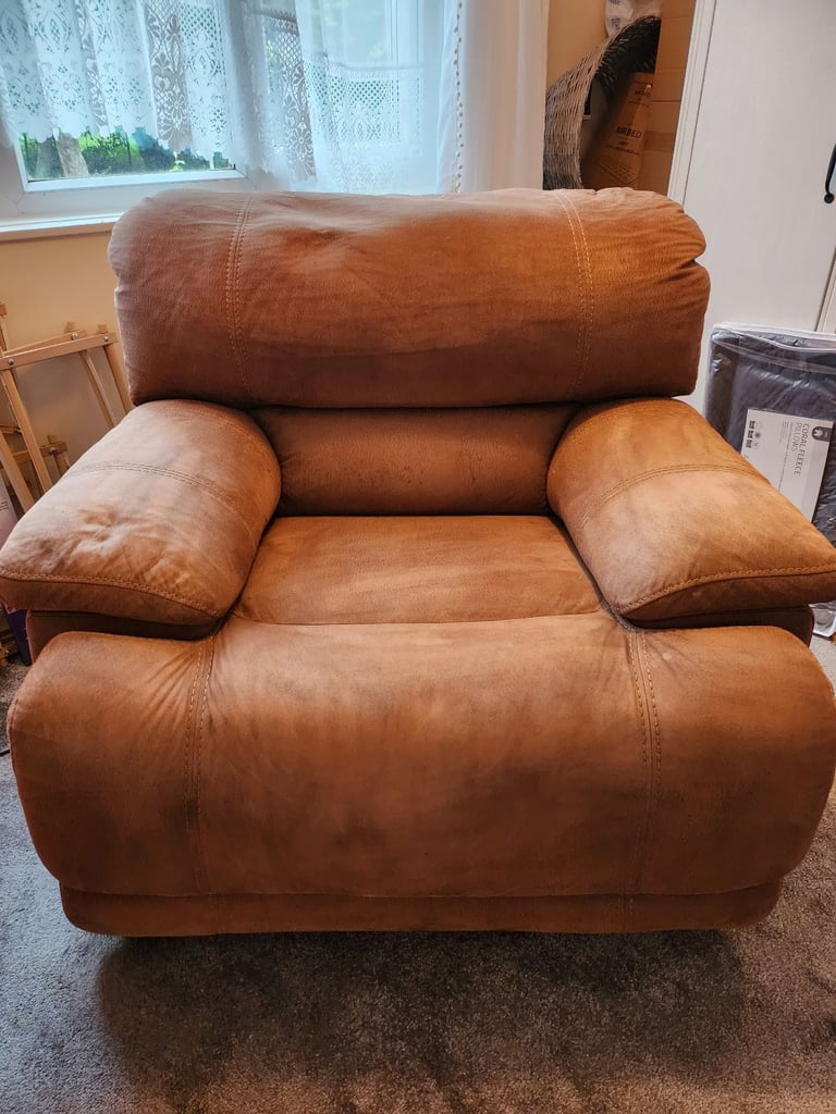 Harveys Soft Leather Recliner Chair