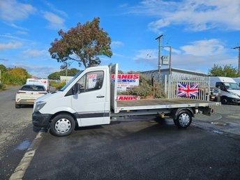 2017 ON 17 PLATE MERCEDES BENZ SPRINTER 314CDI 2200CC LWB FLAT BED PICKUP ULEZ